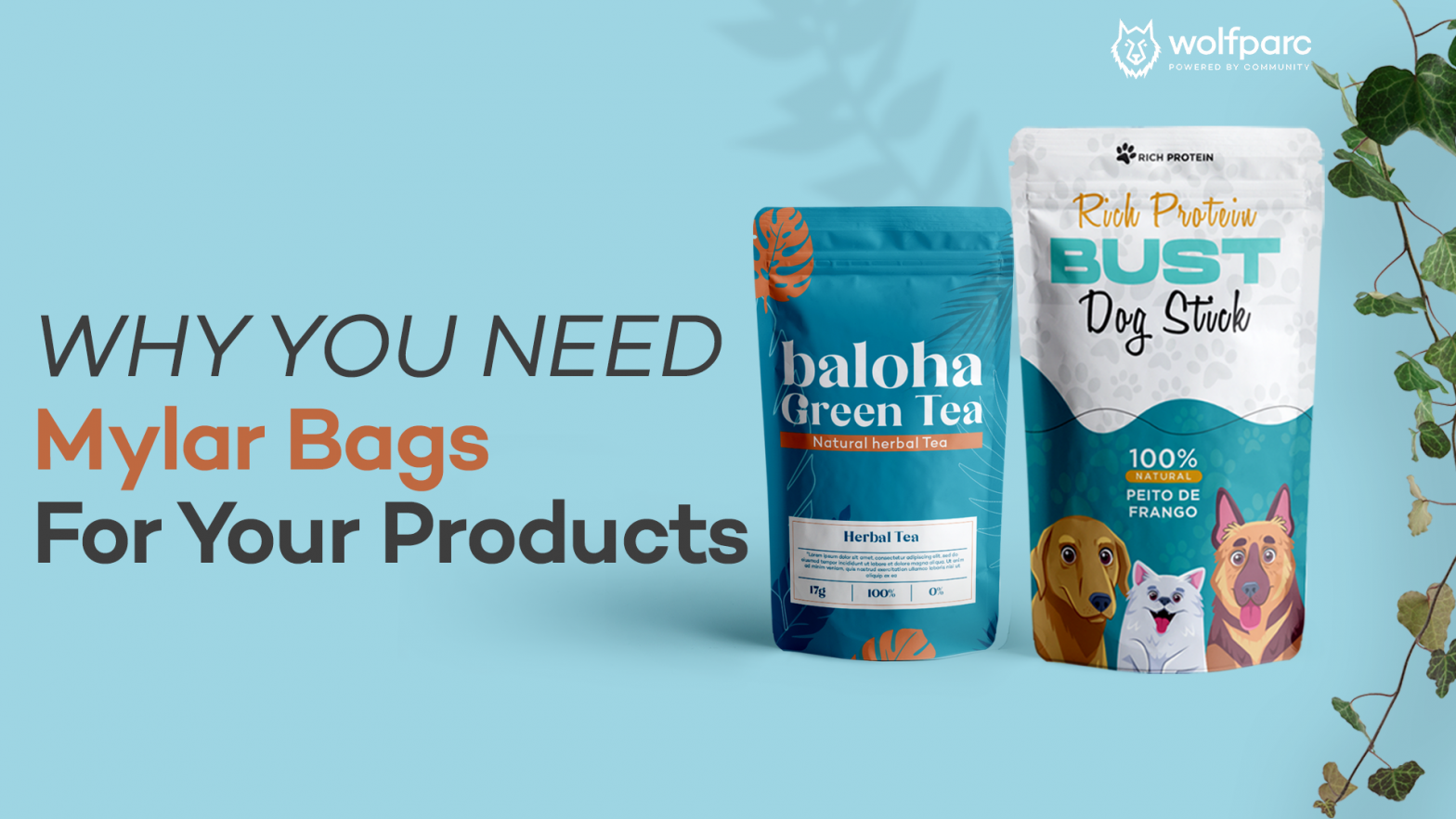 Wolfparc Mylar Bags
